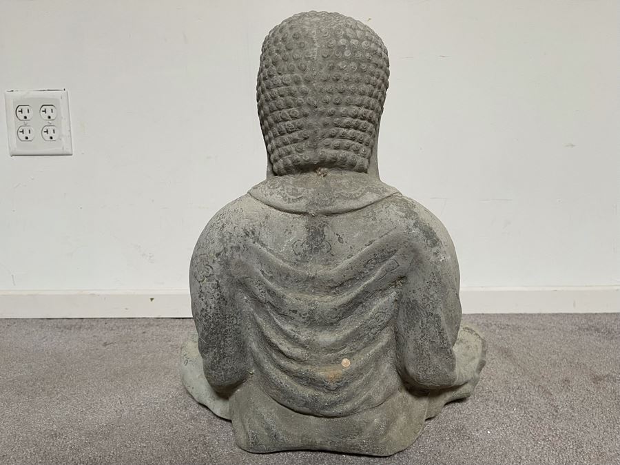 Concrete Buddha Garden Statuary 17W X 9D X 18.5H [Photo 5]