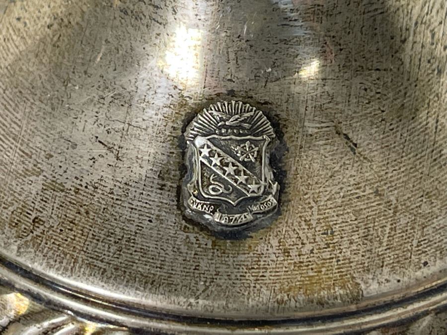 Pair Of Sterling Silver Weighted Candle Holders From Sorority 3H [Photo 6]