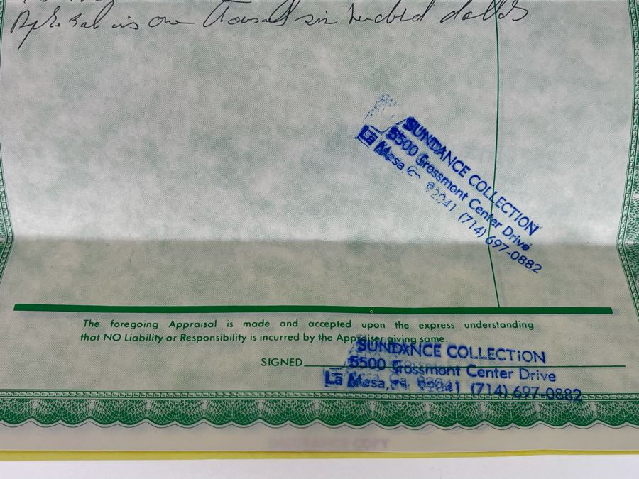 14K Gold Emerald Diamond Ring 5.5g Appraised In 1986 At $1,600 [Photo 21]