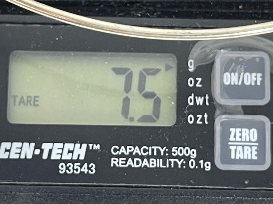 Vintage Signed Tiffany & Co Sterling Silver Choker Necklace 7.5g [Photo 9]