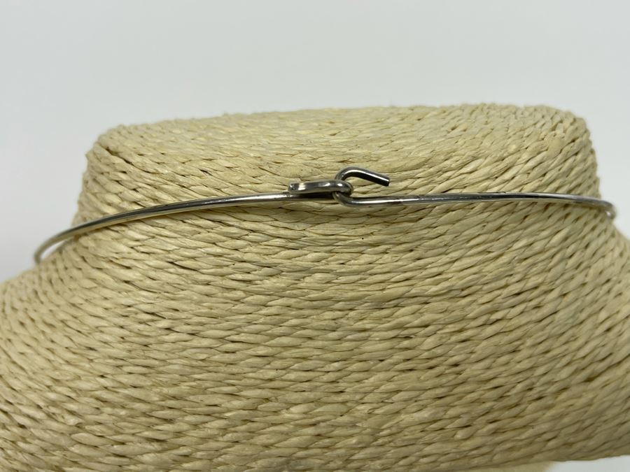 Vintage Signed Tiffany & Co Sterling Silver Choker Necklace 7.5g [Photo 7]