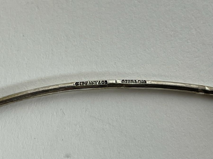 Vintage Signed Tiffany & Co Sterling Silver Choker Necklace 7.5g [Photo 8]