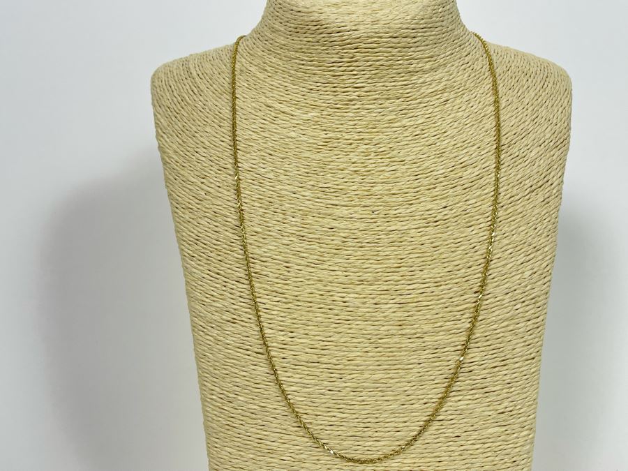 14K Gold Chain 24' Necklace 4.9g [Photo 3]