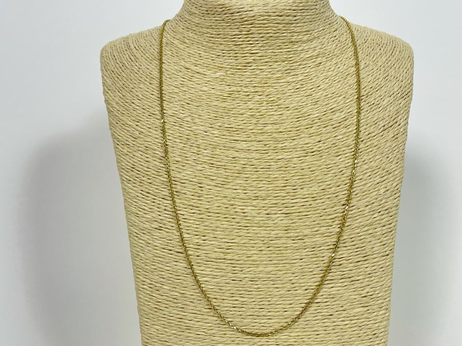 14K Gold Chain 24' Necklace 4.9g [Photo 2]