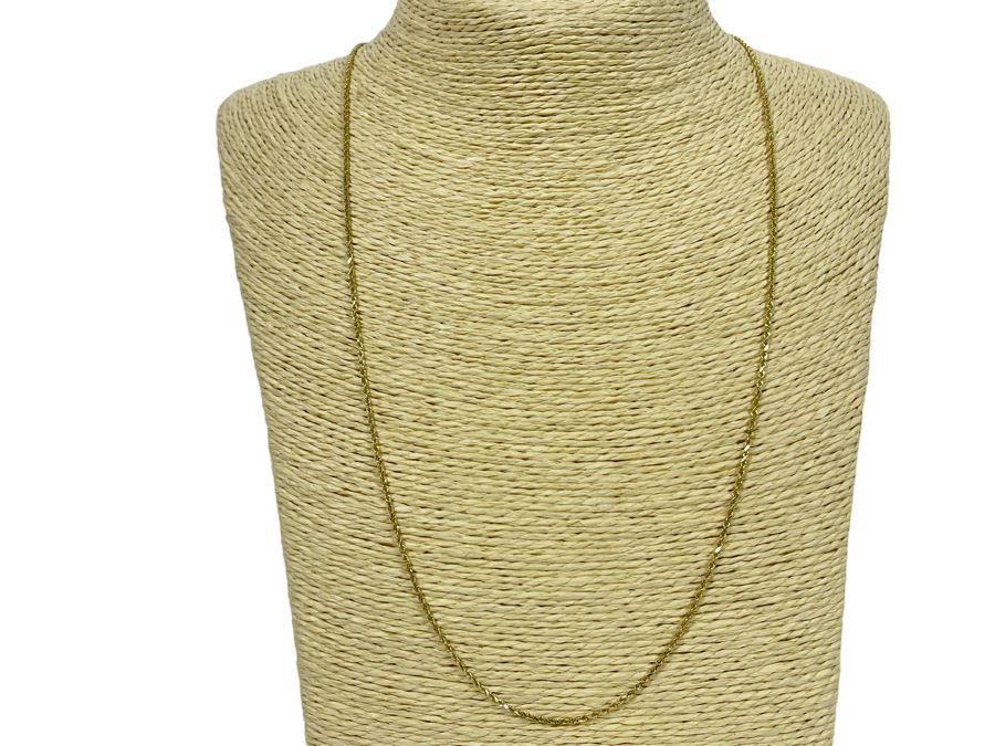 14K Gold Chain 24' Necklace 4.9g [Photo 1]