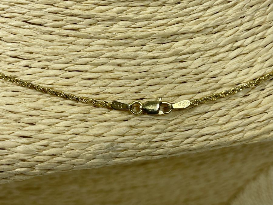 14K Gold Chain 24' Necklace 4.9g [Photo 7]