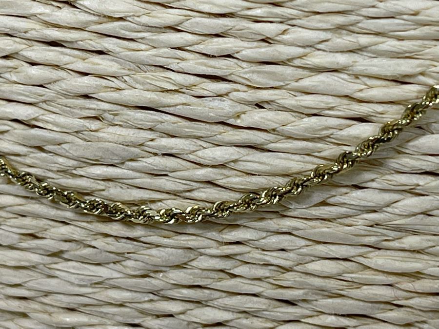 14K Gold Chain 24' Necklace 4.9g [Photo 9]