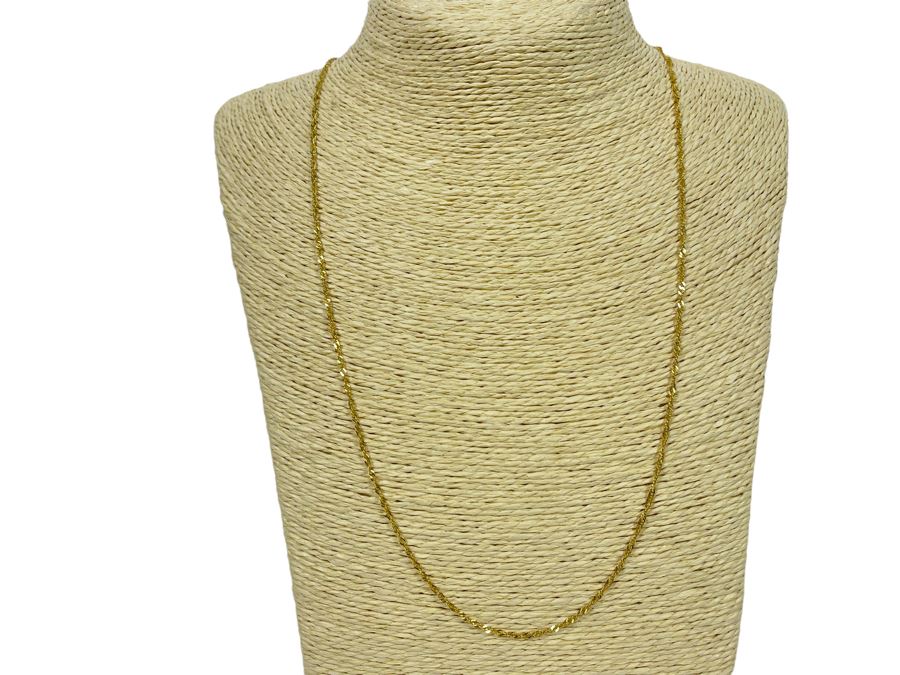 14K Gold Chain 24' Necklace 3.1g [Photo 1]