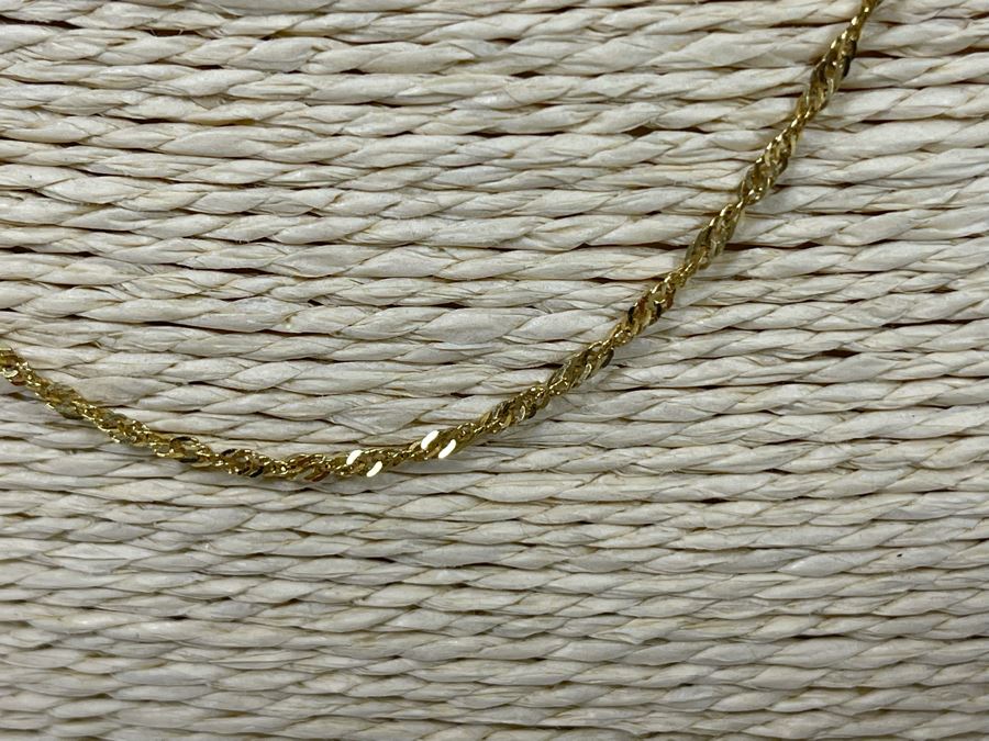 14K Gold Chain 24' Necklace 3.1g [Photo 6]