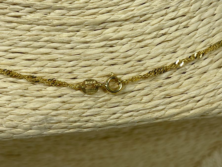 14K Gold Chain 24' Necklace 3.1g [Photo 9]