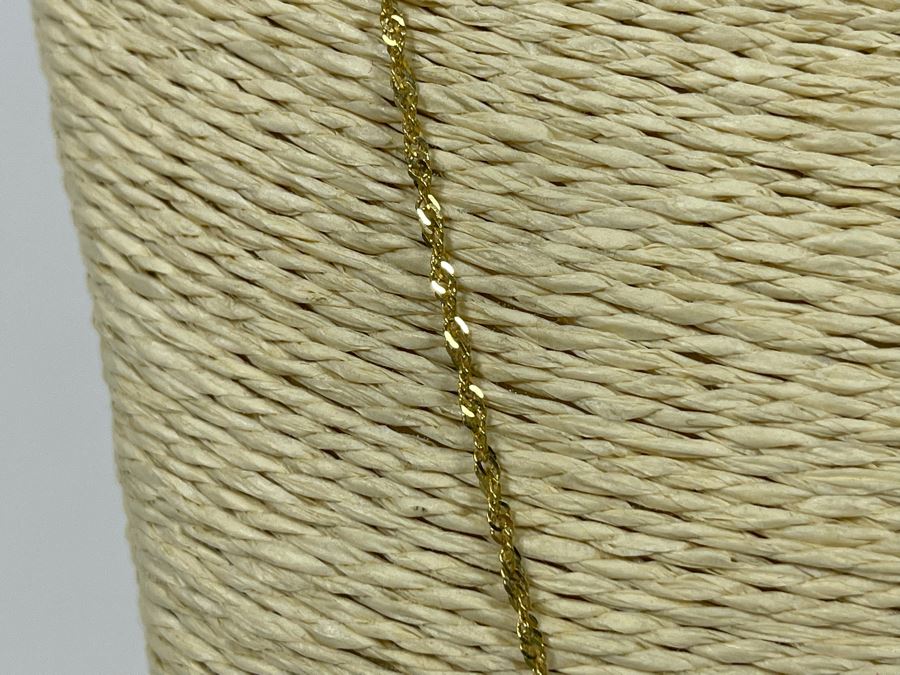 14K Gold Chain 24' Necklace 3.1g [Photo 7]