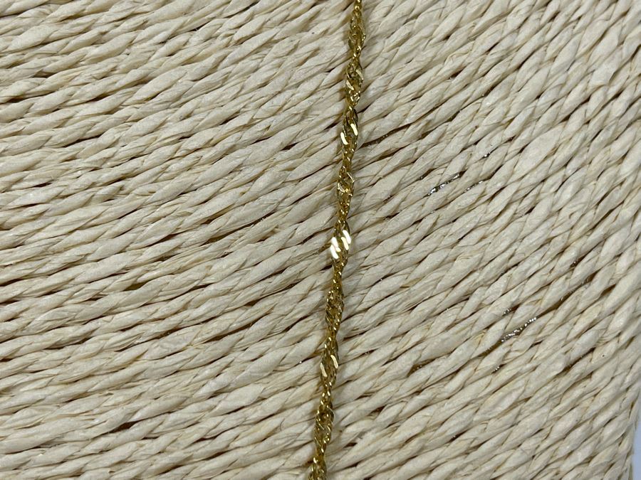 14K Gold Chain 24' Necklace 3.1g [Photo 8]