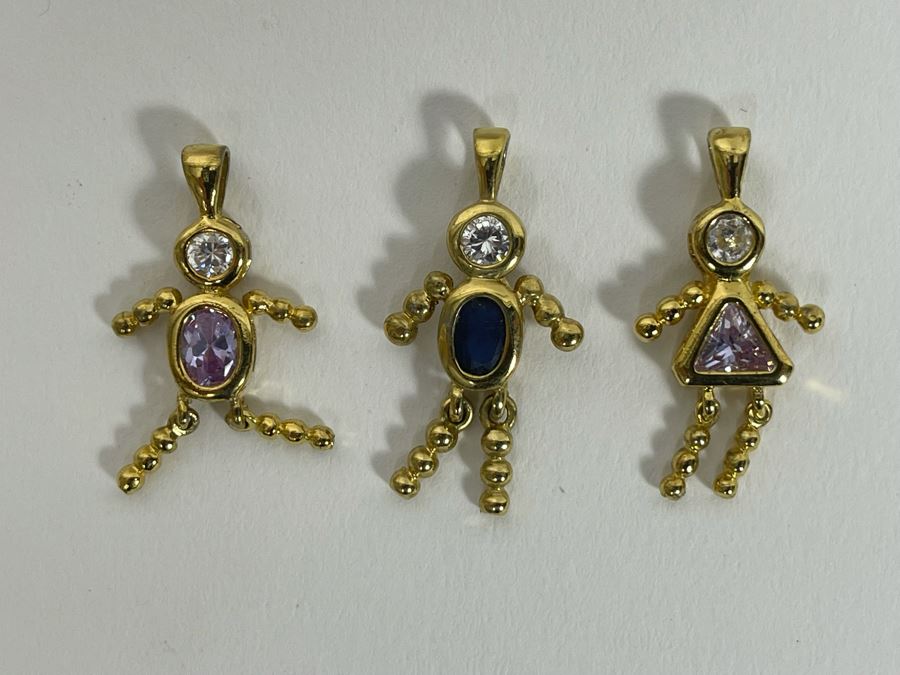Three Sterling Silver Pendants 7.2g [Photo 3]