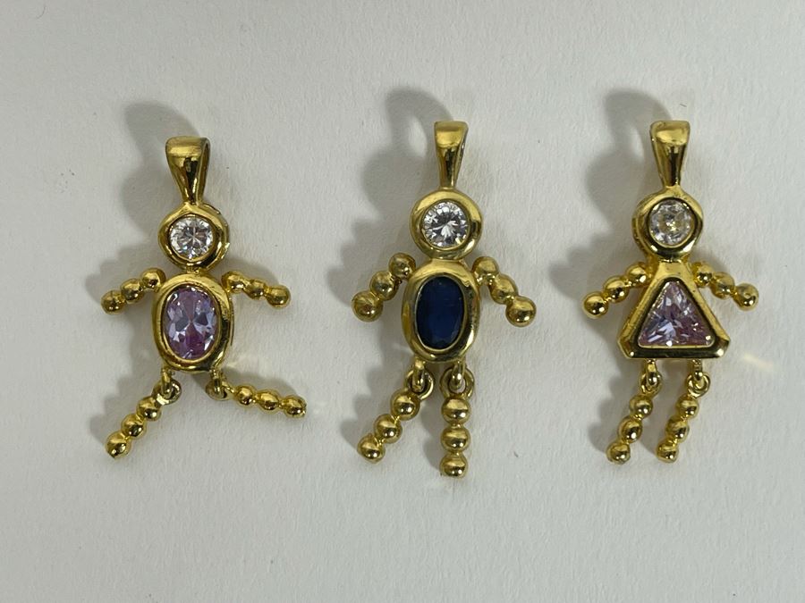 Three Sterling Silver Pendants 7.2g [Photo 4]