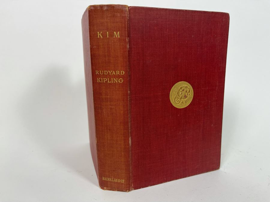 Vintage 1901 Book Kim By Rudyard Kipling [Photo 2]