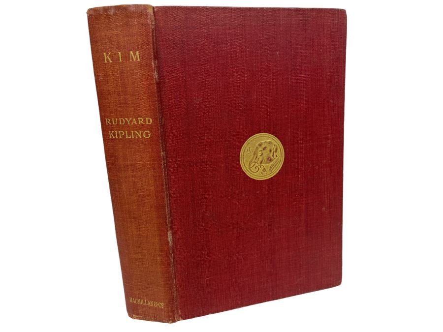 Vintage 1901 Book Kim By Rudyard Kipling