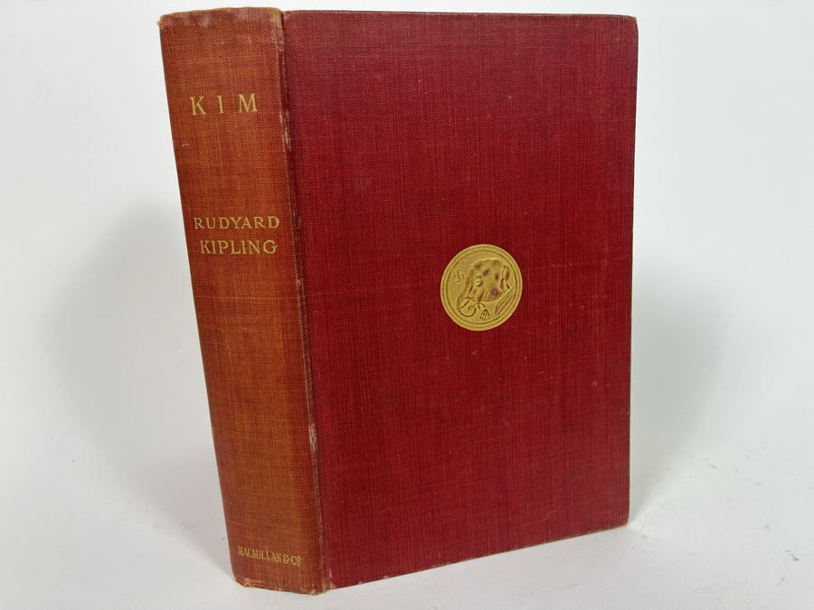 Vintage 1901 Book Kim By Rudyard Kipling [Photo 3]