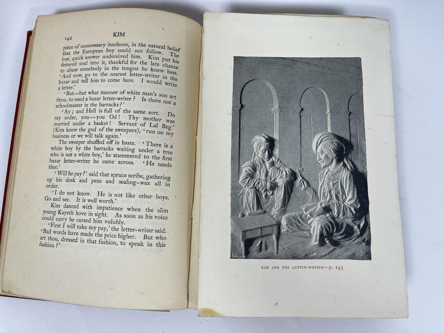 Vintage 1901 Book Kim By Rudyard Kipling [Photo 7]