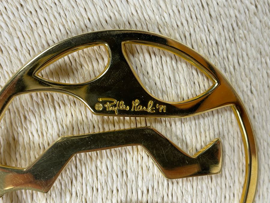 Vintage 1971 Phyllis Mark Kinetic Sculptural Pendant Necklace [Photo 5]