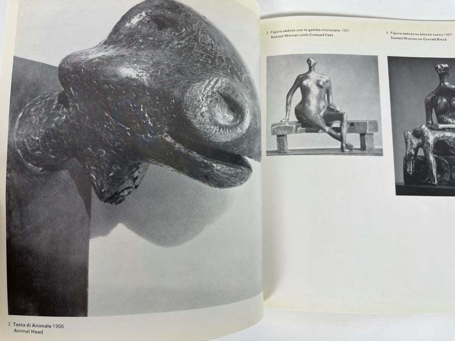 Vintage 1965 Marlborough Roma Gallery Henry Moore Auction Exhibit Catalog With Personalized Letter To Jaqueline Shlaes (Littlefield) [Photo 10]