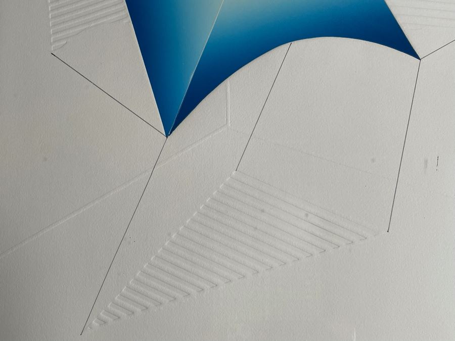 Yegel Zemer Vintage 1976 Hand Signed Print Titled 'Anatomy Of Animal' Framed 29.5 X 35.5 [Photo 9]