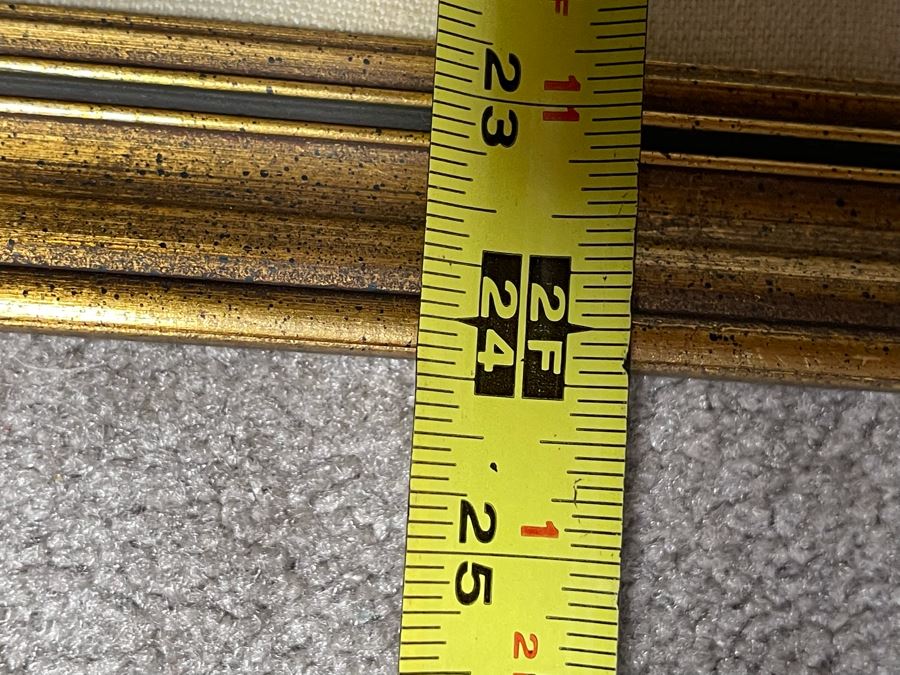 Detailed Needlepoint Still Life Artwork Framed Signed 1970 24W X 26H [Photo 9]