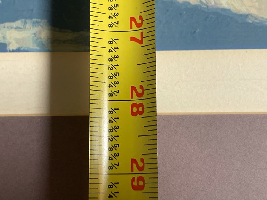 Howard Behrens Hand Signed Giclee Titled 'Laguna Beach' Limited Edition Artist Proof 36 Of 40 - 33W X 28H (Frame Measures 45 X 40.5) [Photo 10]