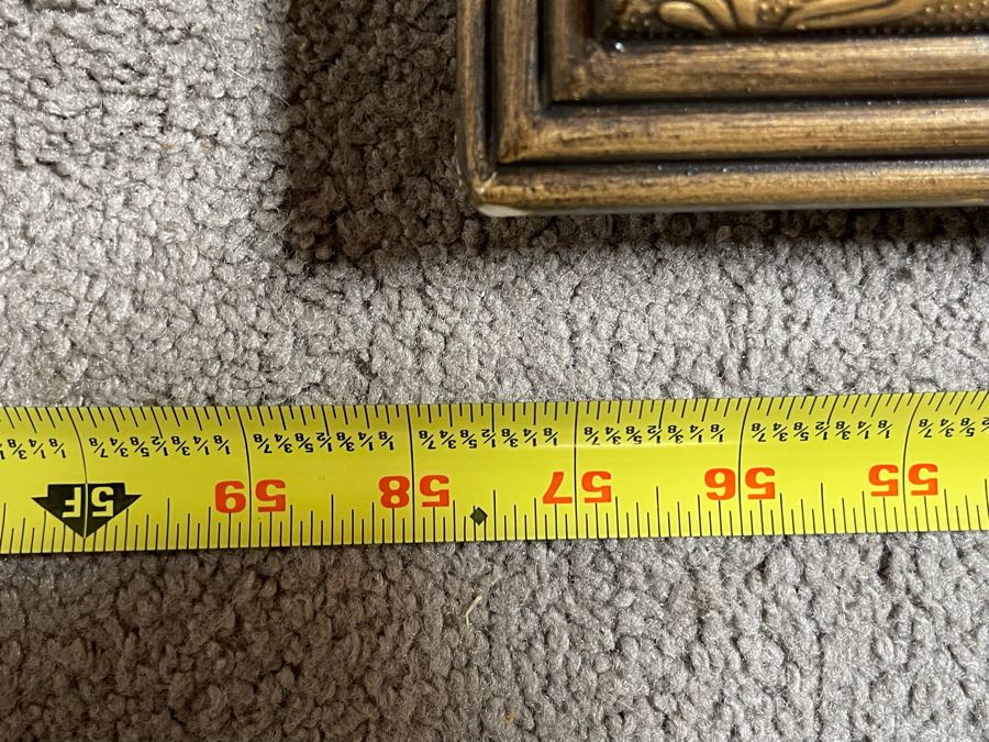 Large Framed Paris City Scene Artwork With Eifel Tower In Background Frame Measures 57.5 X 45.5 [Photo 17]