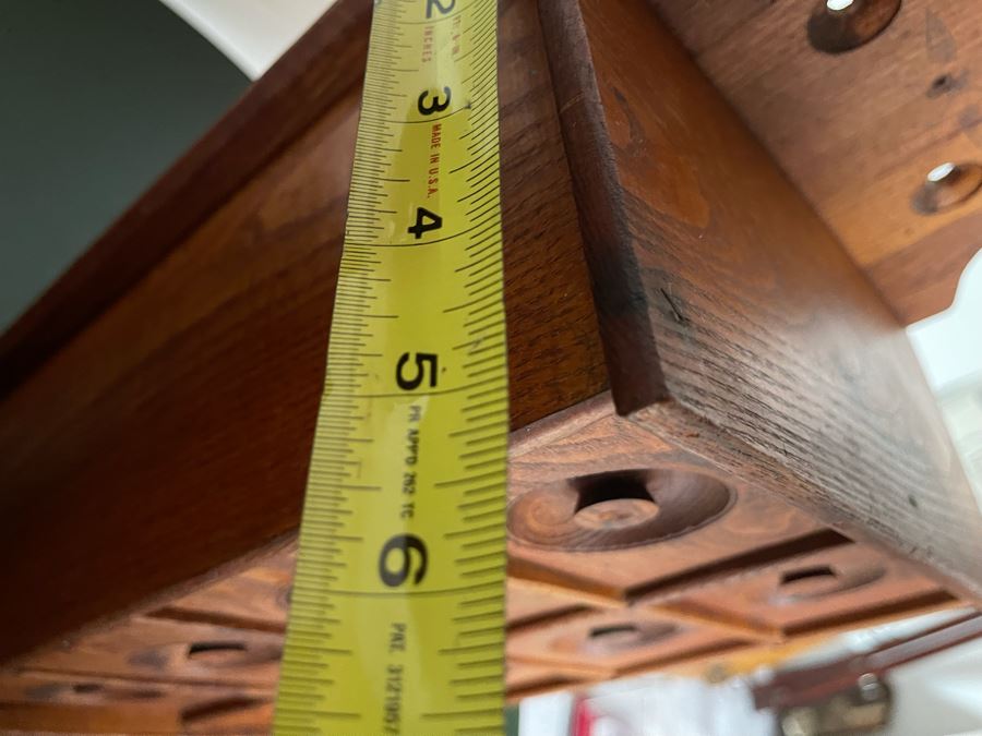 Pair Of Vintage Wooden Spice Cabinets Each 10.5W X 5D X 17H [Photo 16]