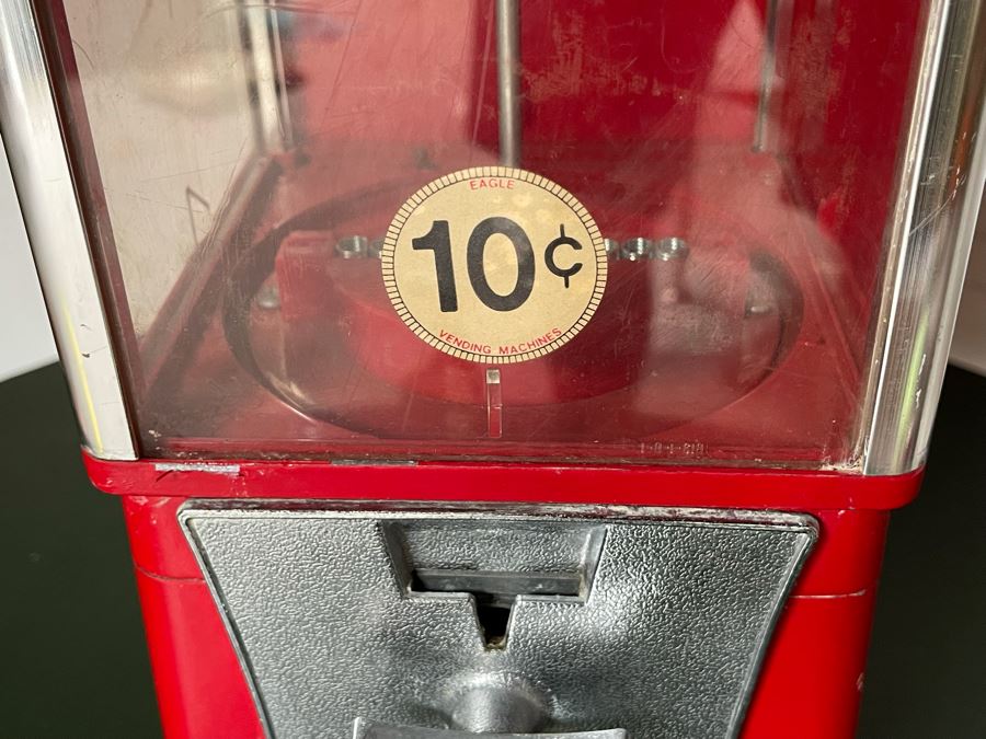 Vintage Eagle Gumball Machine - No Key 6W X 6D X 17H [Photo 7]