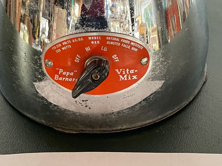 Vintage 1949-1950 Original Model 615 'Papa Barnard' Vita Mix Blender Model Featured In First Infomercial Seen On TV - Working [Photo 5]