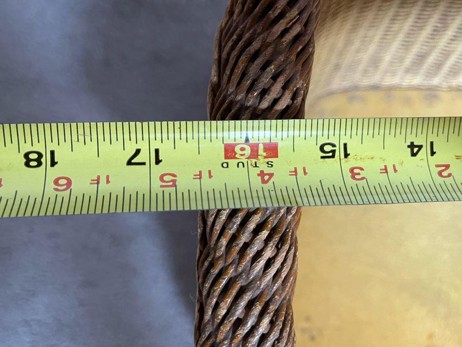 Vintage Child's Wicker Rocking Chair 16W  X 16D X 18H [Photo 8]