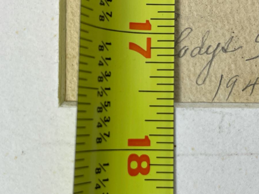 Original Vintage 1940 Pastel Drawing Of 1920s Hollywood Movie Star Silent Film Actress Gladys Walton 13.5W X 17.5H [Photo 8]