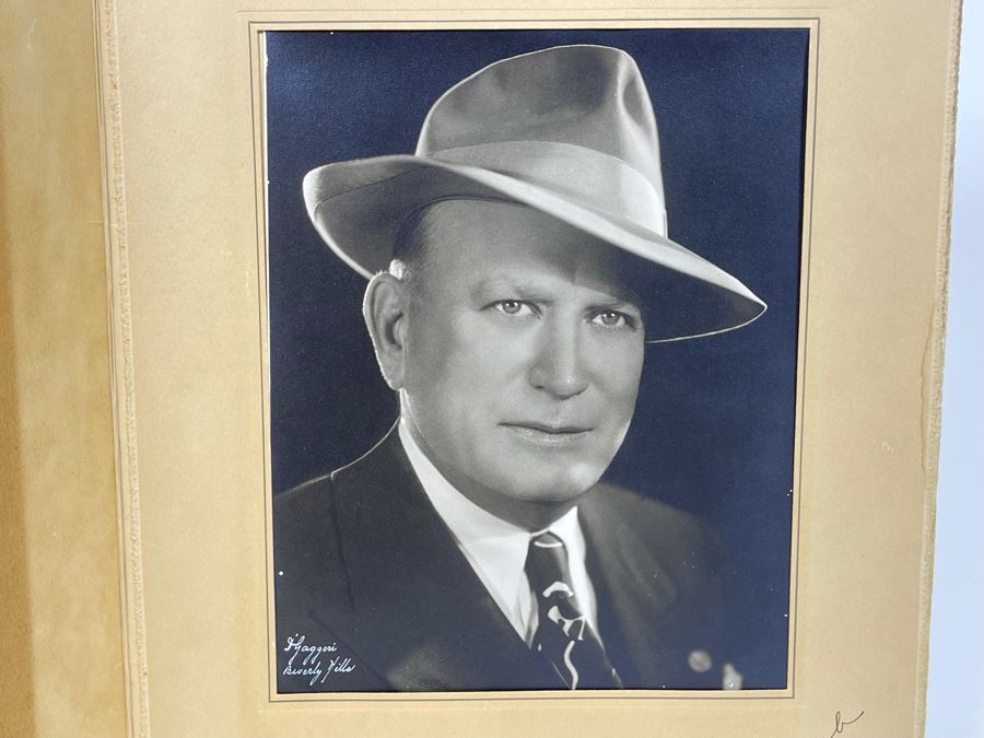 Original Photograph Of Hollywood Film Distribution Pioneer Gus Metzger (1878-1963) Signed By Gus Metzger 7.5 X 9.5 [Photo 3]