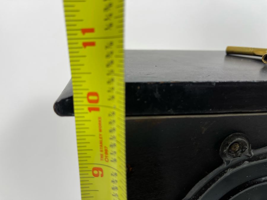 Antique Ingraham Company Mantle Clock 1885 Patent Date Working But May Need Tuning - Have Key 10.5W X 6.5D X 10.5H [Photo 14]