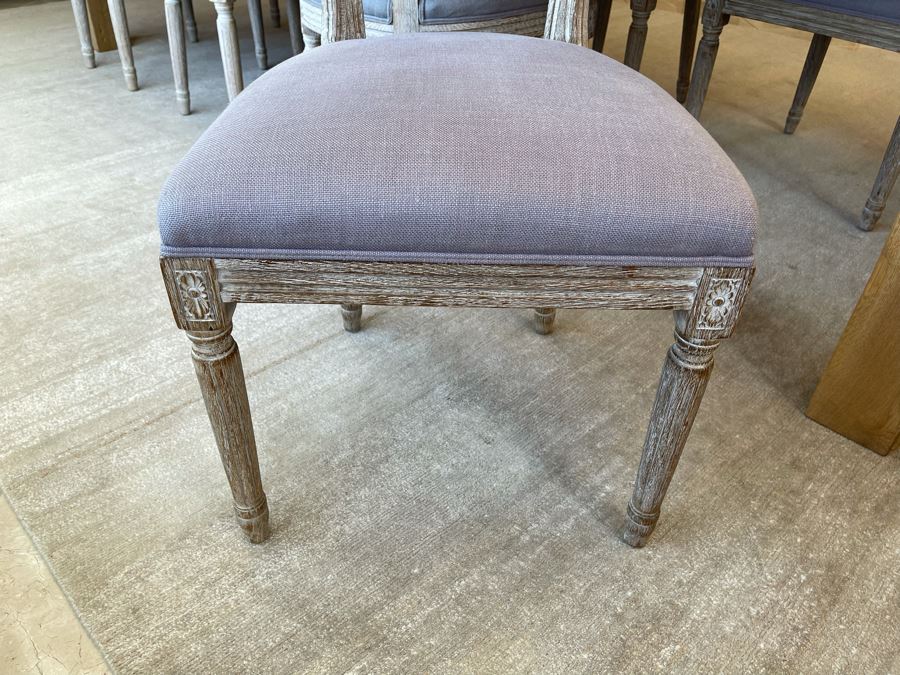 Set Of Eight Restoration Hardware Cane Back Chairs (Table Not Included / Listed Separately) [Photo 4]