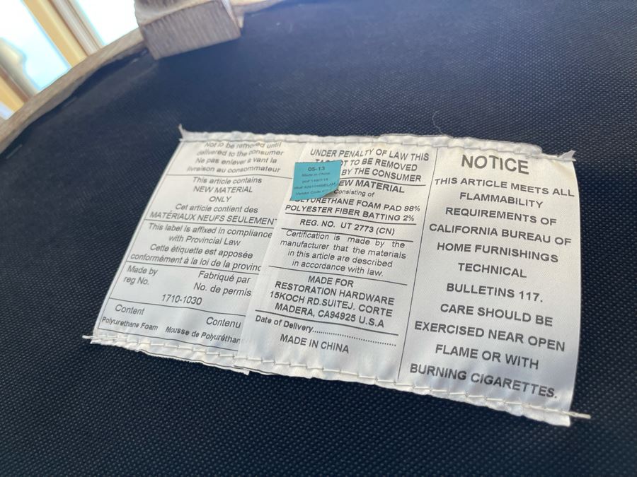 Set Of Eight Restoration Hardware Cane Back Chairs (Table Not Included / Listed Separately) [Photo 28]