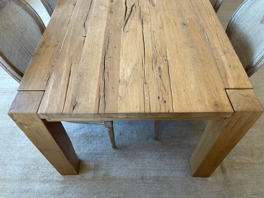 Set Of Eight Restoration Hardware Cane Back Chairs (Table Not Included / Listed Separately) [Photo 18]