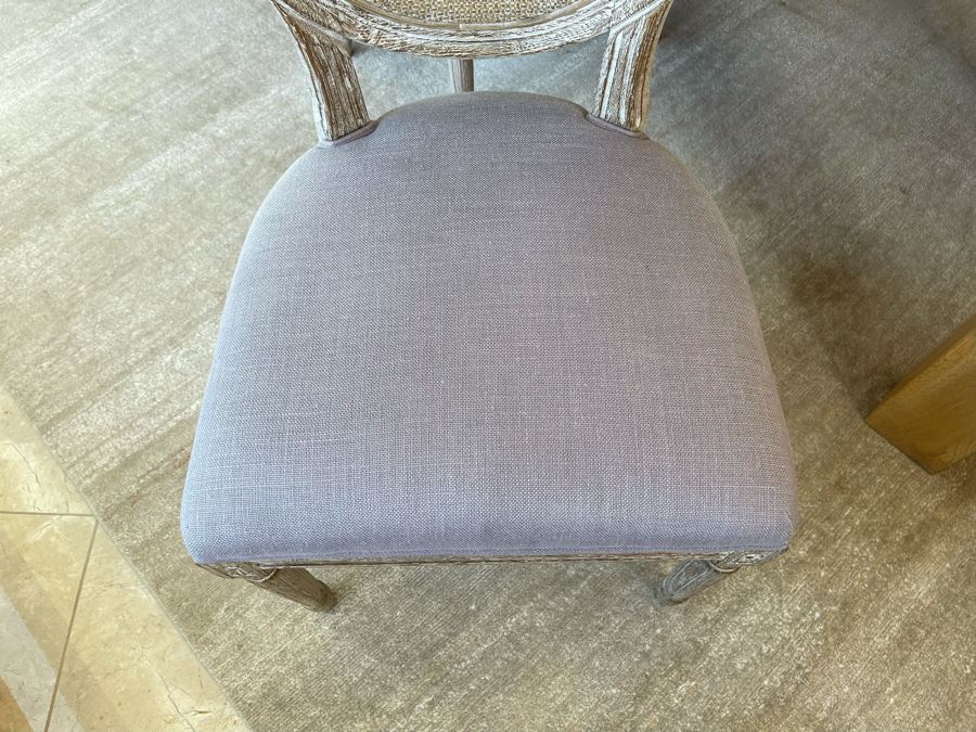 Set Of Eight Restoration Hardware Cane Back Chairs (Table Not Included / Listed Separately) [Photo 7]