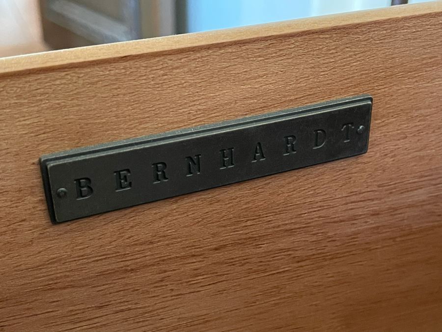 Pair Of Gold Tone Bernhardt Nightstands 34W X 20D X 30.5H [Photo 3]