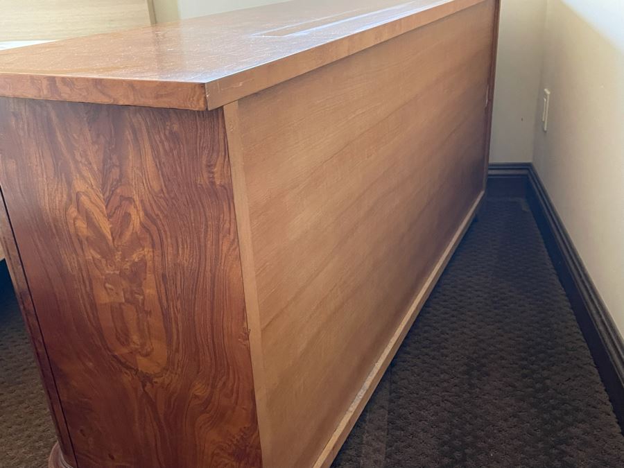 Stunning Italian Inlaid Wooden Chest Of Drawers Dresser 59W X 18D X 28H [Photo 16]