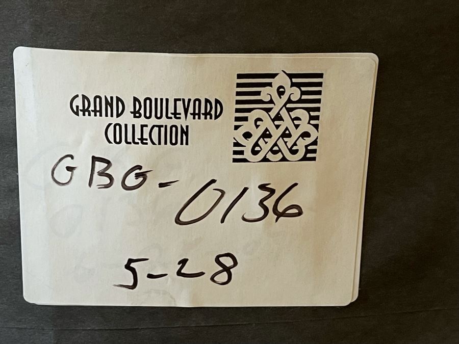 Large Abstract Print Titled 'Landscape In Fall' By Jim Seale 46.5 X 61.5 [Photo 9]