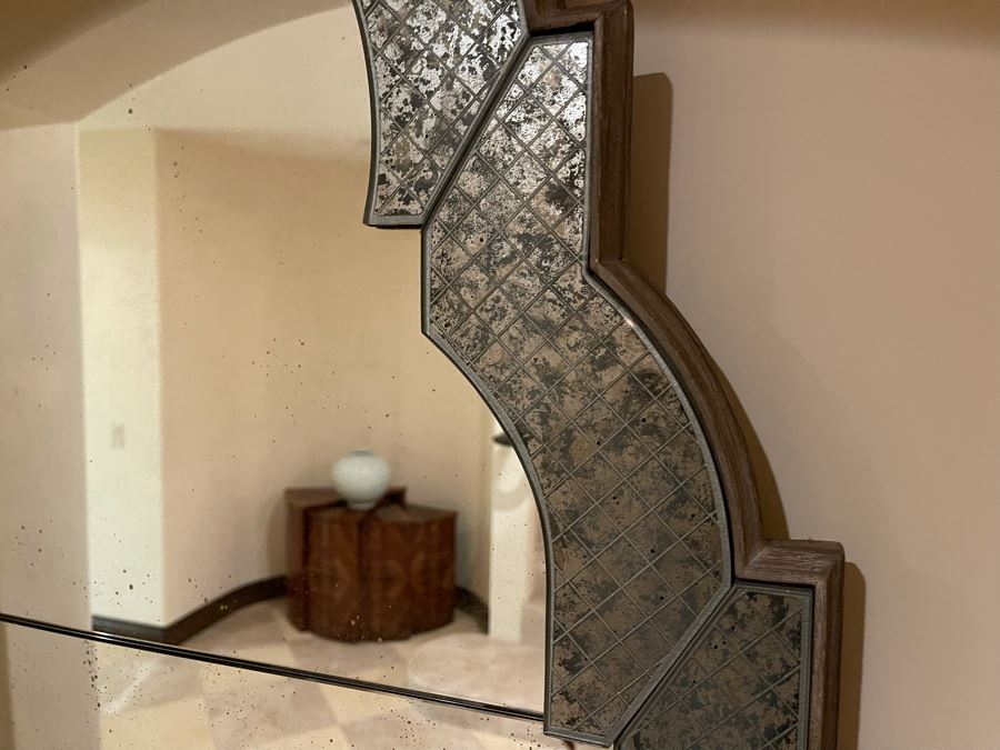 Antiqued Wall Mirror 27W X 54H [Photo 4]