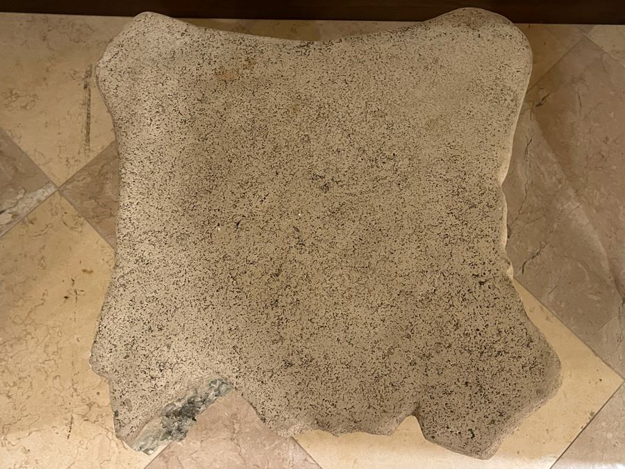 Restoration Hardware Decorative Distressed Column Side Table 20W X 20D X 17H [Photo 7]