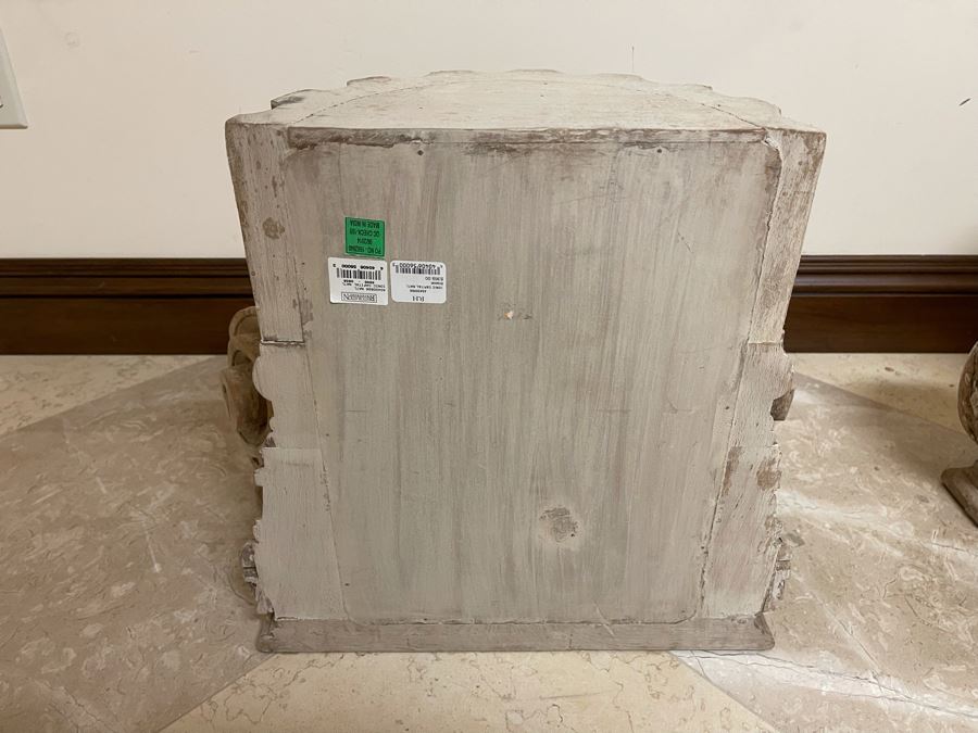 Pair Of Restoration Hardware Ionic Capital Decorative Wall Carving Columns 21W X 10D X 16H Retails $738 [Photo 6]