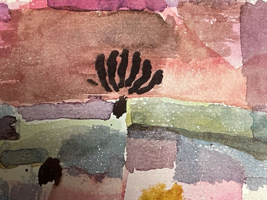 Paul Klee Print Titled 'St. Germain Near Tunis' Nicely Shadowbox Framed Published By Adagp 1985 Paris France 29.5 X 24 [Photo 8]