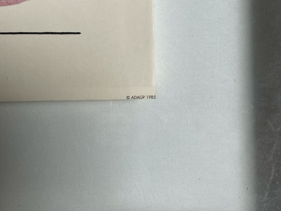 Paul Klee Print Titled 'St. Germain Near Tunis' Nicely Shadowbox Framed Published By Adagp 1985 Paris France 29.5 X 24 [Photo 6]