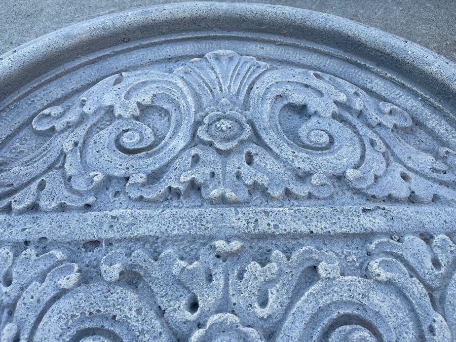 Restoration Hardware Round Decorative Relief Wall Artwork 32R X 3.5D [Photo 7]