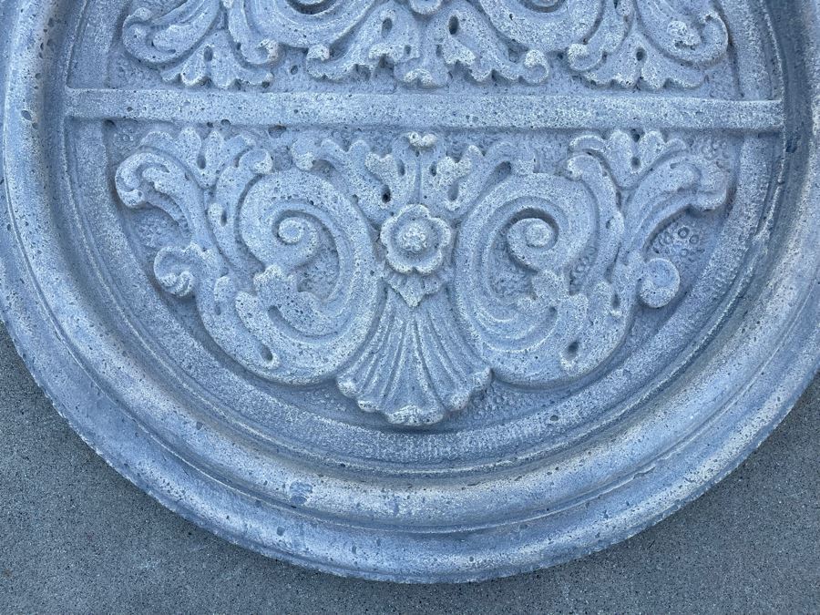 Restoration Hardware Round Decorative Relief Wall Artwork 32R X 3.5D [Photo 4]