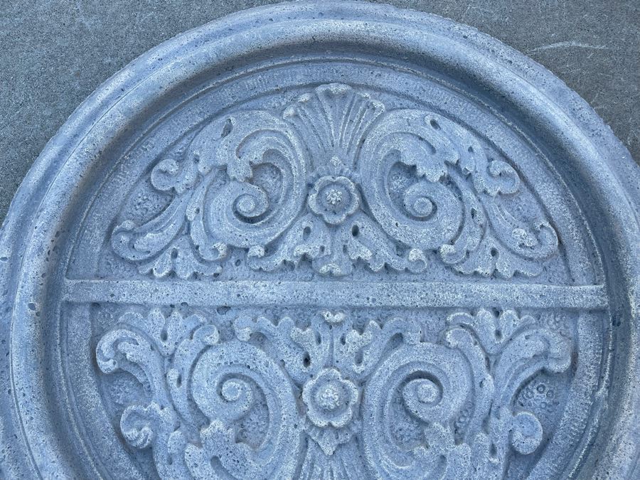 Restoration Hardware Round Decorative Relief Wall Artwork 32R X 3.5D [Photo 5]